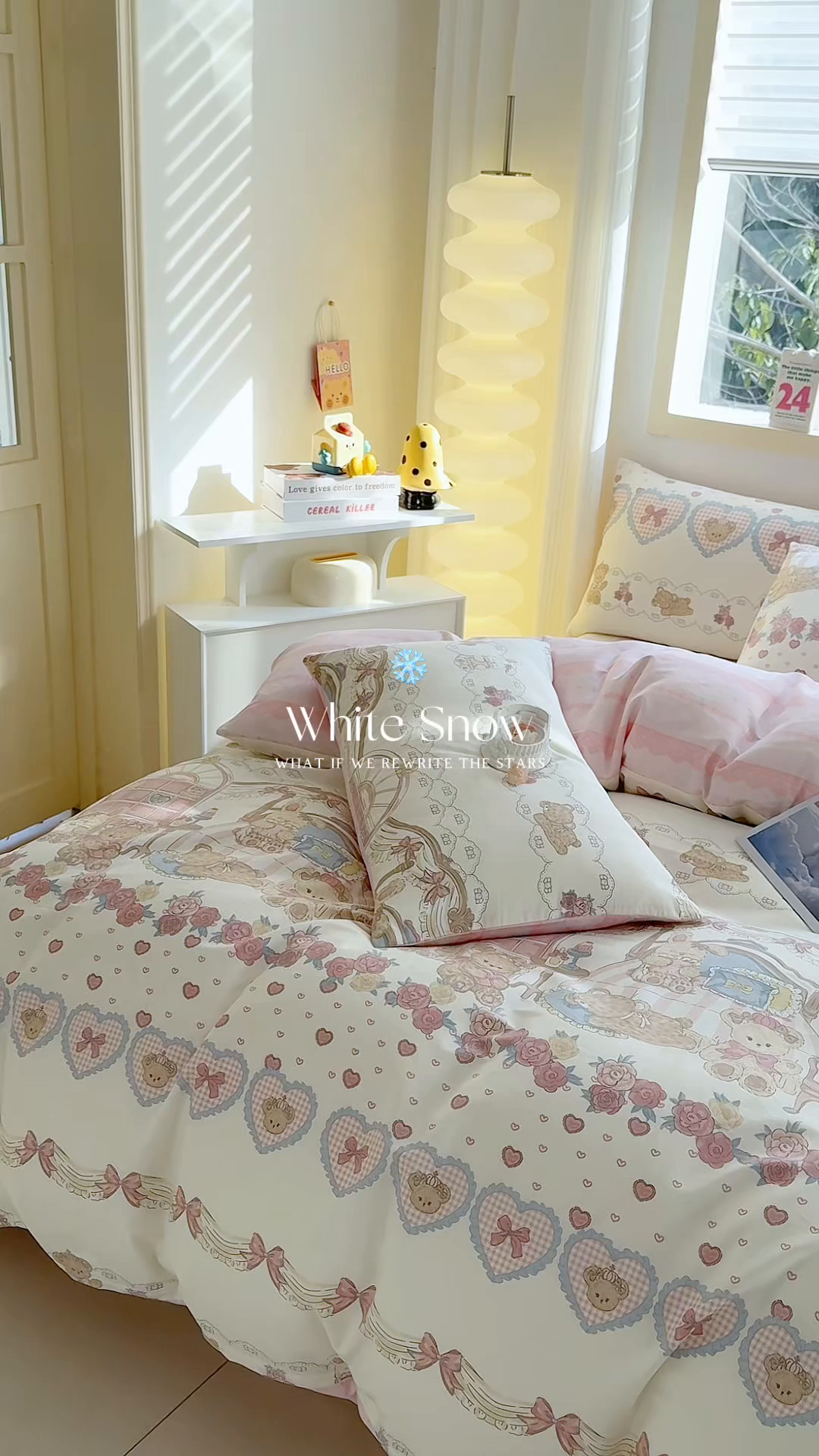 91家纺网 家纺一手货源 找家纺 小蓝孩家纺 2026新款12868全棉纯棉印花四件套（联系商家可打折，尺寸可定制） 安缦小熊