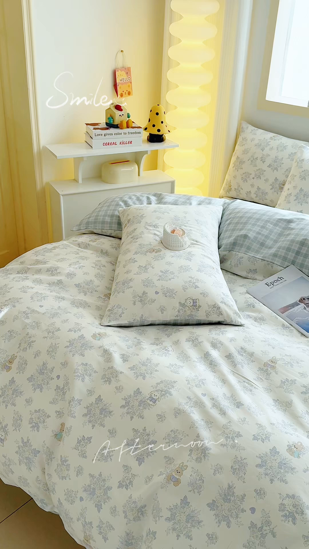 91家纺网 家纺一手货源 找家纺 小蓝孩家纺 2026新款12868全棉纯棉印花四件套（联系商家可打折，尺寸可定制） 森林兔