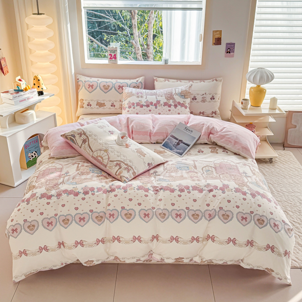 91家纺网 家纺一手货源 找家纺 （总）小蓝孩家纺 2026新款12868全棉纯棉印花四件套（联系商家可打折，尺寸可定制）