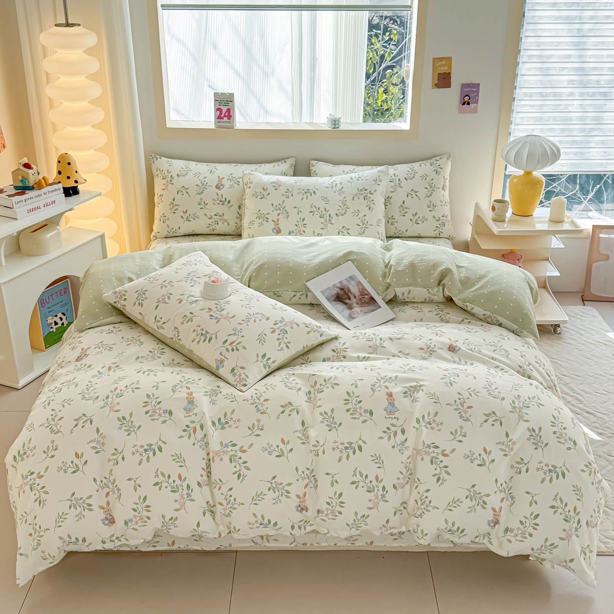 91家纺网 家纺一手货源 找家纺 （总）小蓝孩家纺 2026新款12868全棉纯棉印花四件套（联系商家可打折，尺寸可定制）