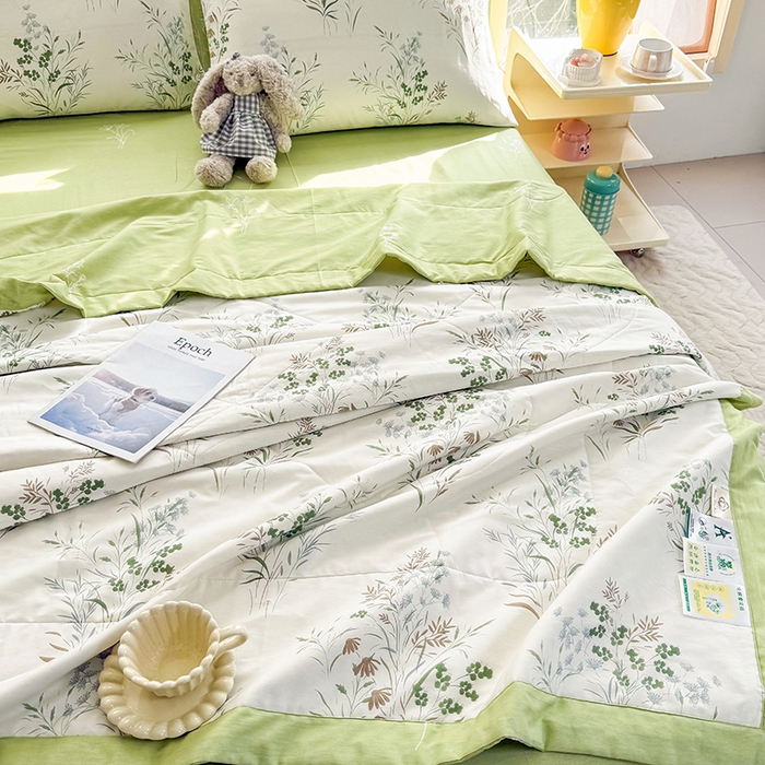 91家纺网 家纺一手货源 找家纺 禹祥家纺 （包质检）2026新款A类里外全棉新疆棉夏被夏凉被空调被儿童被 漫山