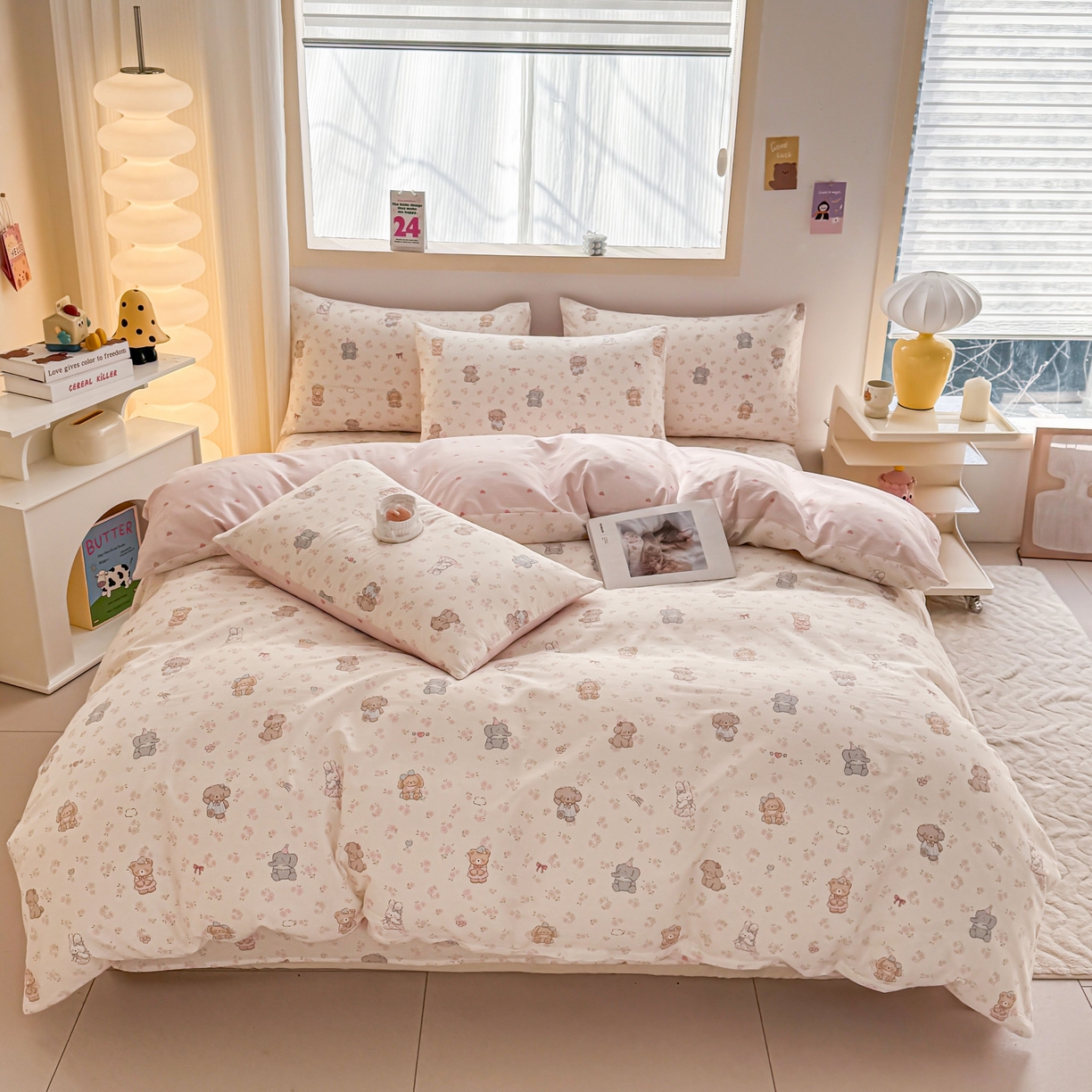 91家纺网 家纺一手货源 找家纺 （总）小蓝孩家纺 2026新款12868全棉纯棉印花四件套（联系商家可打折，尺寸可定制）