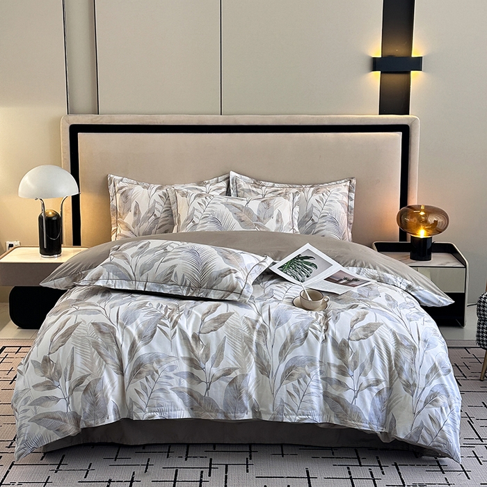 91家纺网 家纺一手货源 找家纺 （总）眷恋家纺 2026新款全棉春夏铂金棉13376数码印花四件套