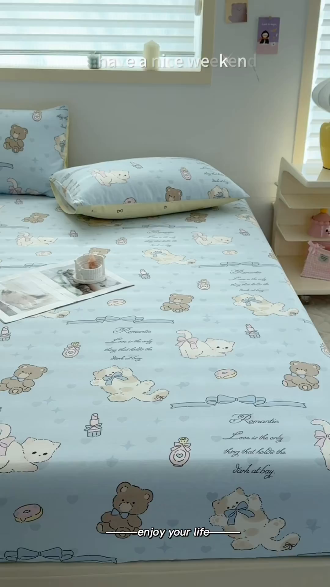 91家纺网 家纺一手货源 找家纺 小蓝孩家纺 2026新款12868全棉印花单床笠(联系商家可打折，尺寸可定制) 奶油阿布-蓝