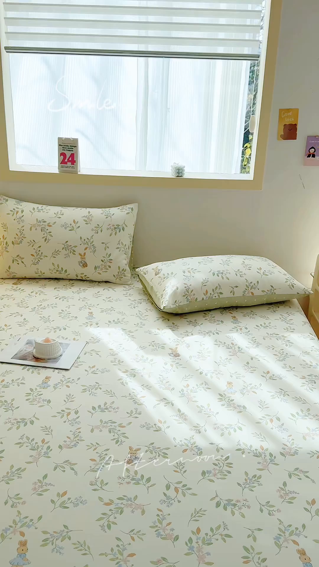 91家纺网 家纺一手货源 找家纺 小蓝孩家纺 2026新款12868全棉印花单床笠(联系商家可打折，尺寸可定制) 风铃小兔