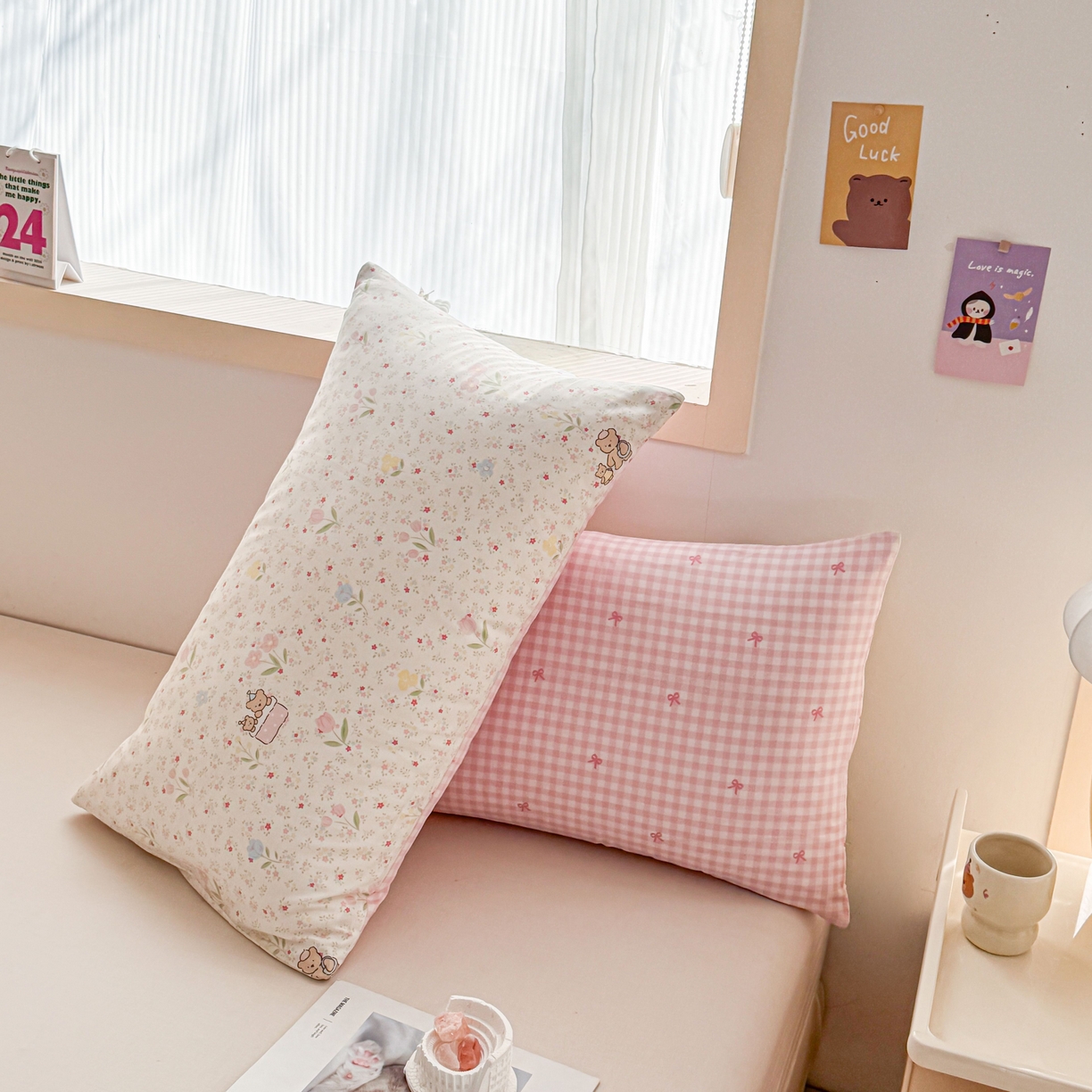 91家纺网 家纺一手货源 找家纺 小蓝孩家纺 2026新款12868全棉单人信封枕套(联系商家可打折，尺寸可定制) 丛林蜜语