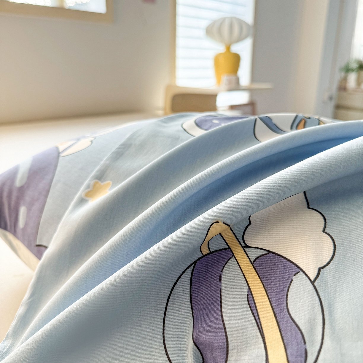 91家纺网 家纺一手货源 找家纺 小蓝孩家纺 2026新款12868全棉单人信封枕套(联系商家可打折，尺寸可定制) 太空梦乐园