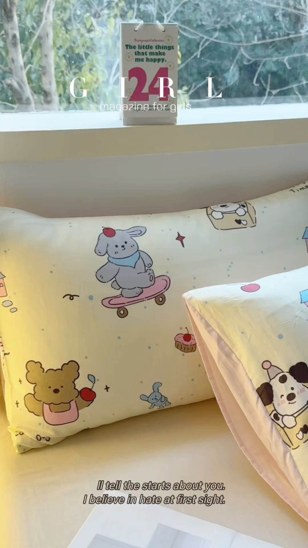 91家纺网 家纺一手货源 找家纺 小蓝孩家纺 2026新款12868全棉单人信封枕套(联系商家可打折，尺寸可定制) 可爱颂