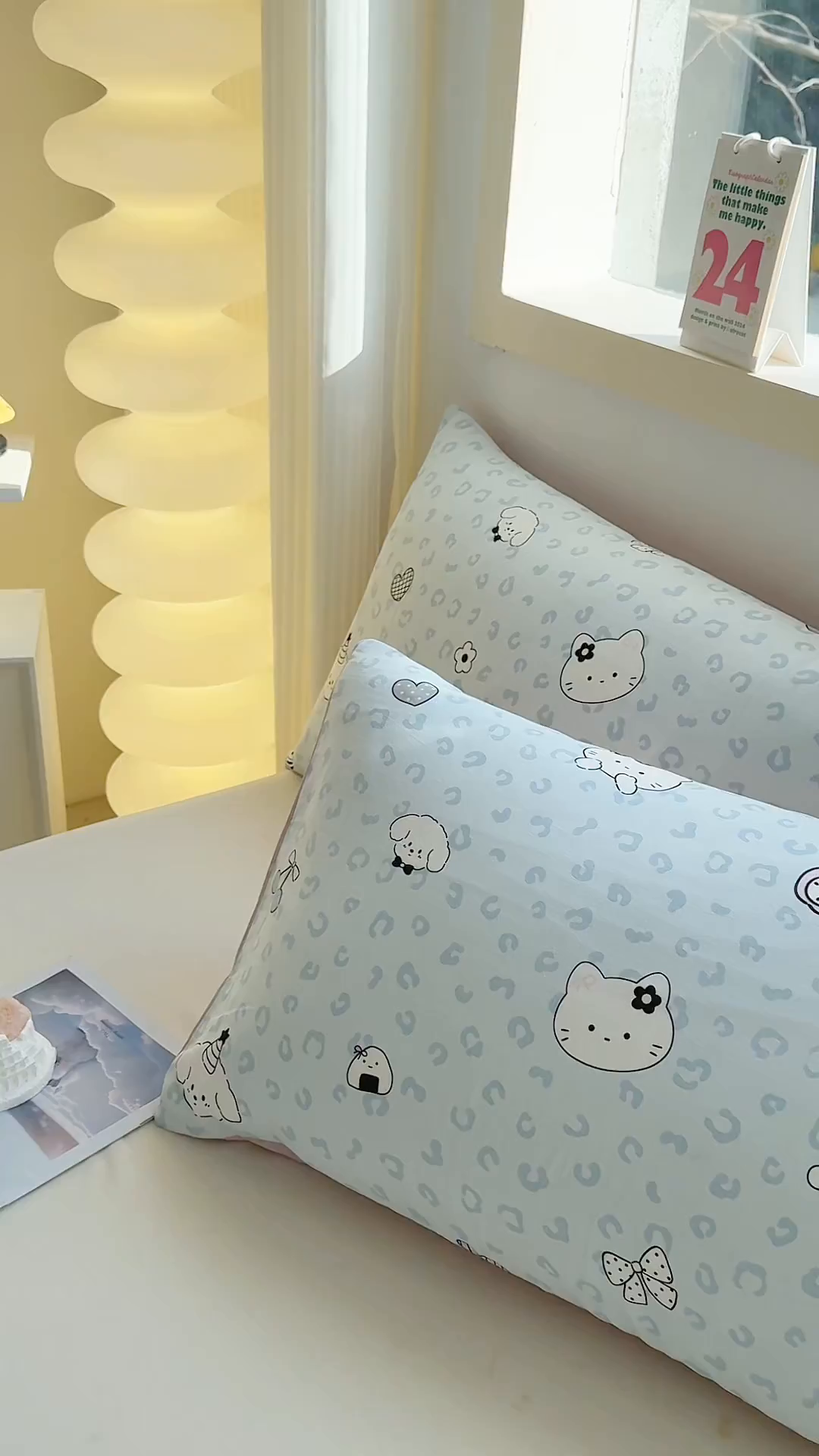 91家纺网 家纺一手货源 找家纺 小蓝孩家纺 2026新款12868全棉单人信封枕套(联系商家可打折，尺寸可定制) 豹纹猫咪