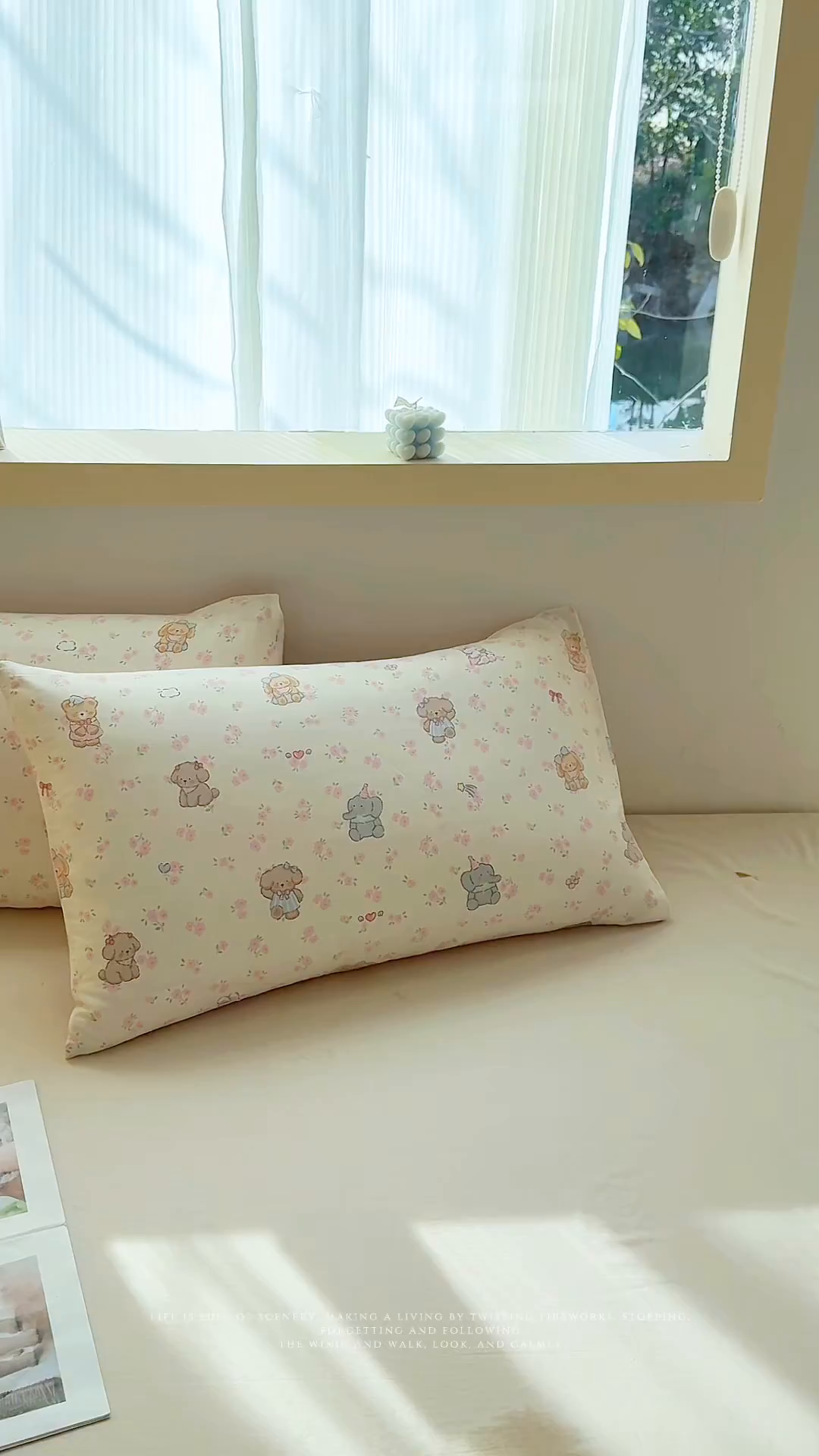 91家纺网 家纺一手货源 找家纺 小蓝孩家纺 2026新款12868全棉单人信封枕套(联系商家可打折，尺寸可定制) 萌宠伙伴