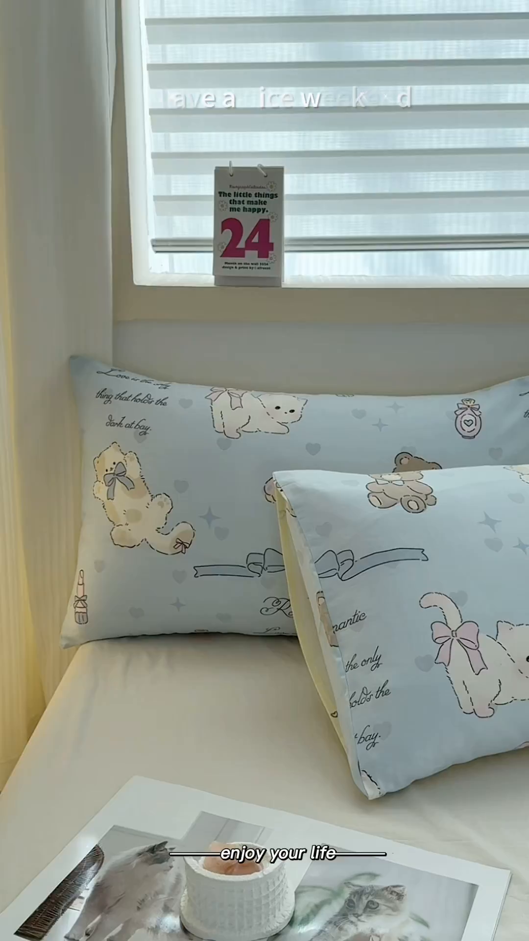 91家纺网 家纺一手货源 找家纺 小蓝孩家纺 2026新款12868全棉单人信封枕套(联系商家可打折，尺寸可定制) 奶油阿布-蓝