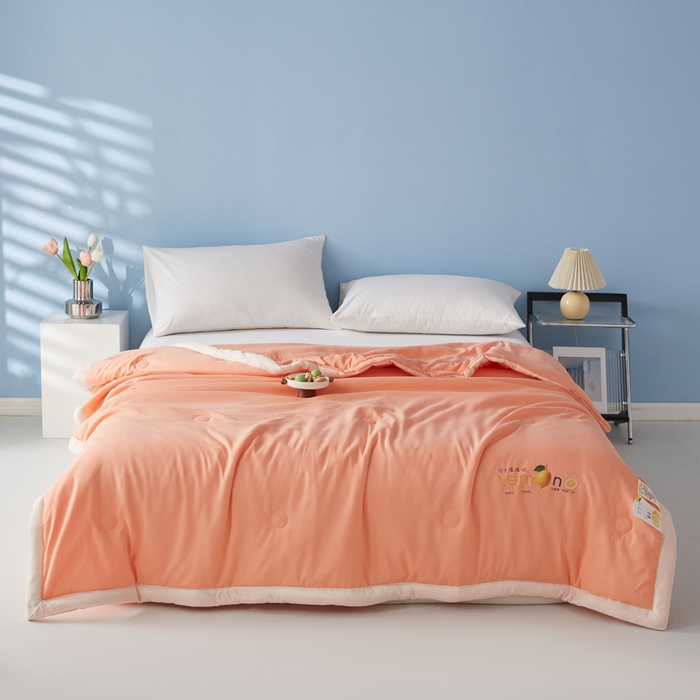 91家纺网 家纺一手货源 找家纺 （总）帕芬鸟家纺 2026新款柠檬大豆夏被