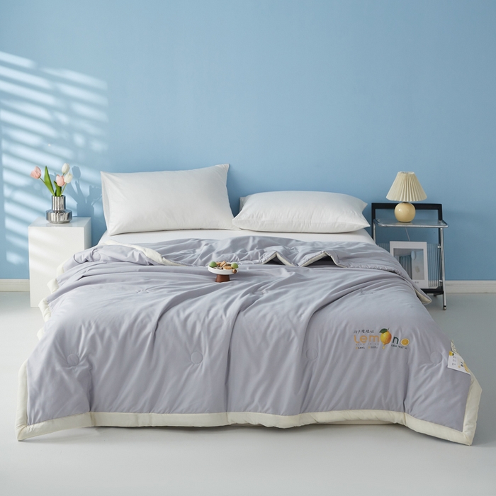 91家纺网 家纺一手货源 找家纺 （总）帕芬鸟家纺 2026新款柠檬大豆夏被