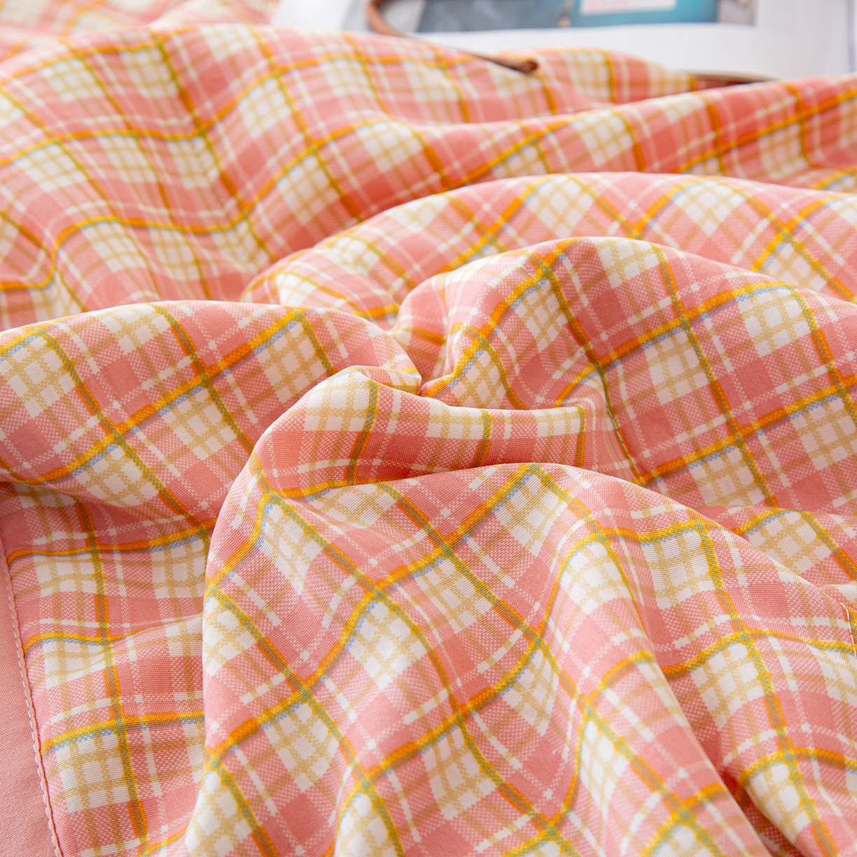 91家纺网 家纺一手货源 找家纺 美之润家纺 2026新款A类无印风100%新疆棉花夏被纯棉夏凉被空调被子薄被芯棉花 蜜格粉