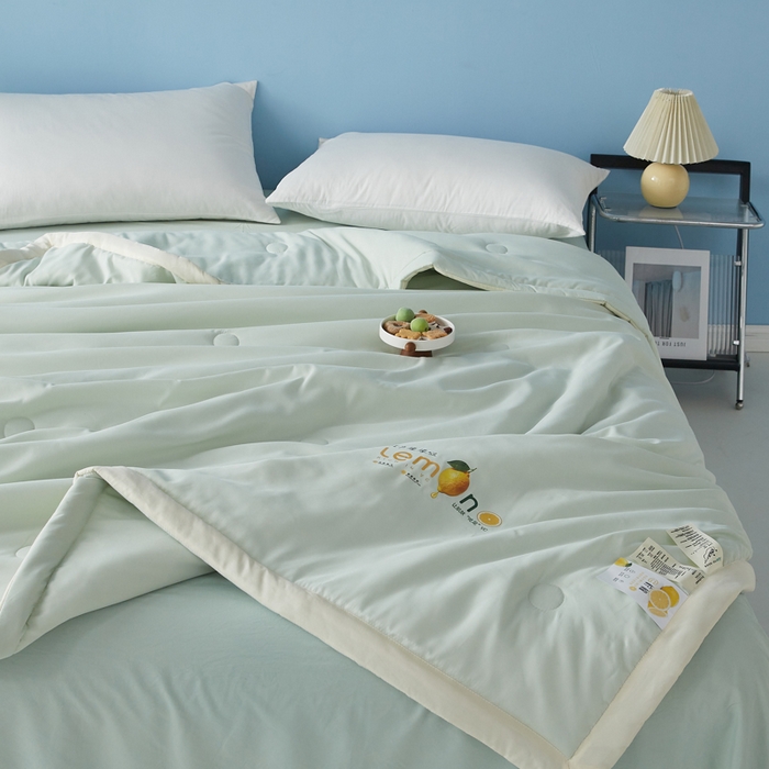 91家纺网 家纺一手货源 找家纺 （总）帕芬鸟家纺 2026新款柠檬大豆夏被