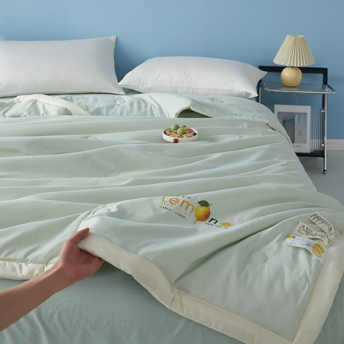 91家纺网 家纺一手货源 找家纺 （总）帕芬鸟家纺 2026新款柠檬大豆夏被