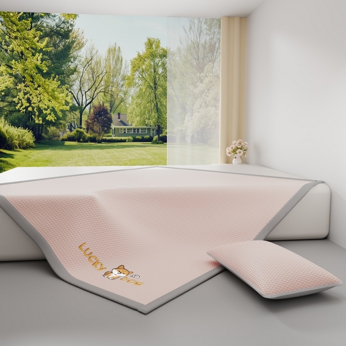 91家纺网 家纺一手货源 找家纺 （总）福来临家纺  2026新款A类凉豆豆凉感席系列PE冰豆豆席-床笠款-床席款