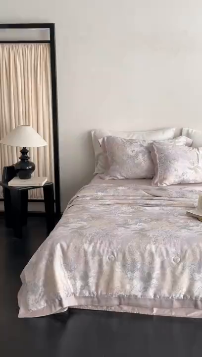 91家纺网 家纺一手货源 找家纺 （总）黛舒家居 2026年春夏款80S天丝夏被夏被四件套