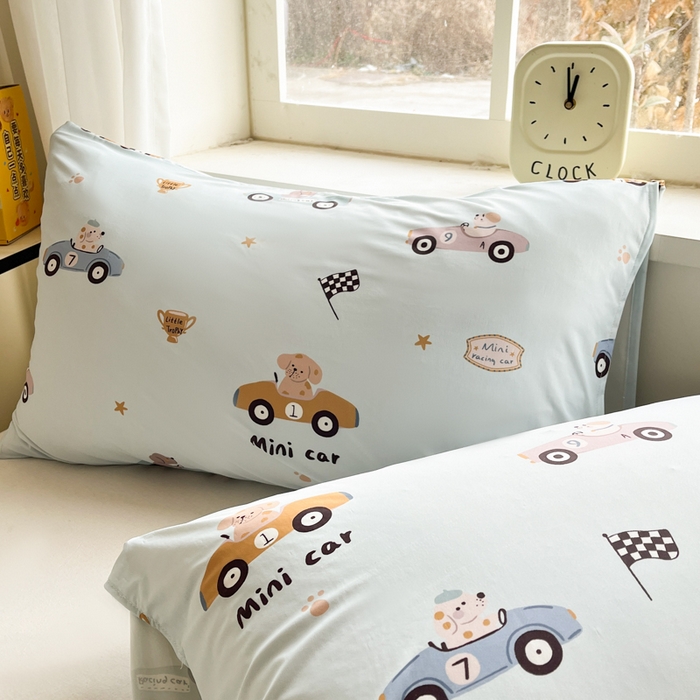 91家纺网 家纺一手货源 找家纺 大彩家居 2026新款韩版卡通治愈系凉感空调被 夏日拉力赛