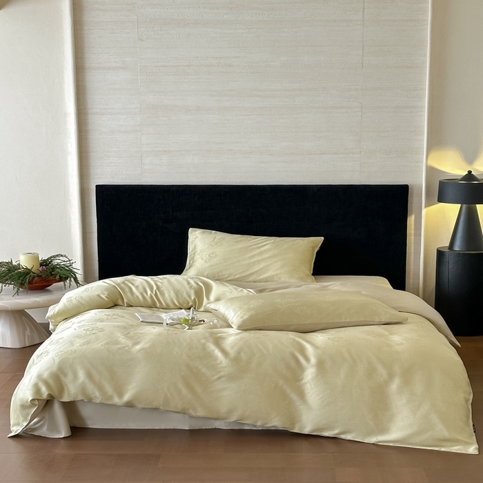 91家纺网 家纺一手货源 找家纺 （总）玉宇阁家居 2025新款60S兰精天丝大提花四件套