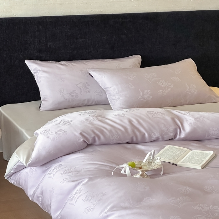 91家纺网 家纺一手货源 找家纺 （总）玉宇阁家居 2025新款60S兰精天丝大提花四件套