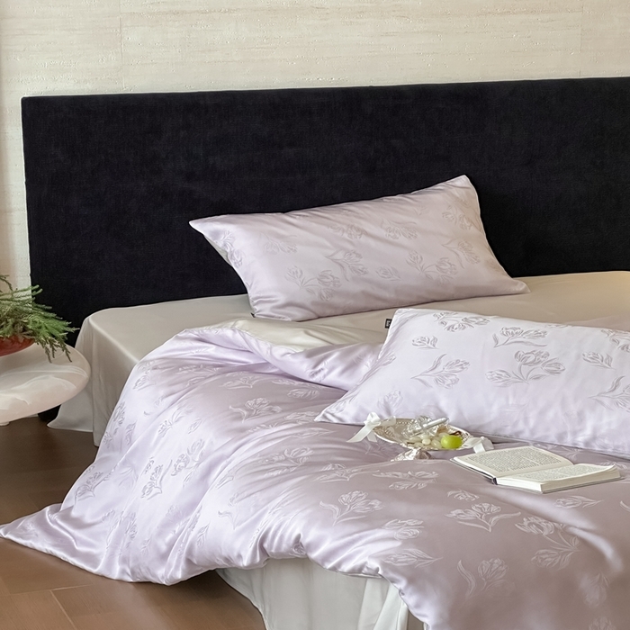 91家纺网 家纺一手货源 找家纺 （总）玉宇阁家居 2025新款60S兰精天丝大提花四件套