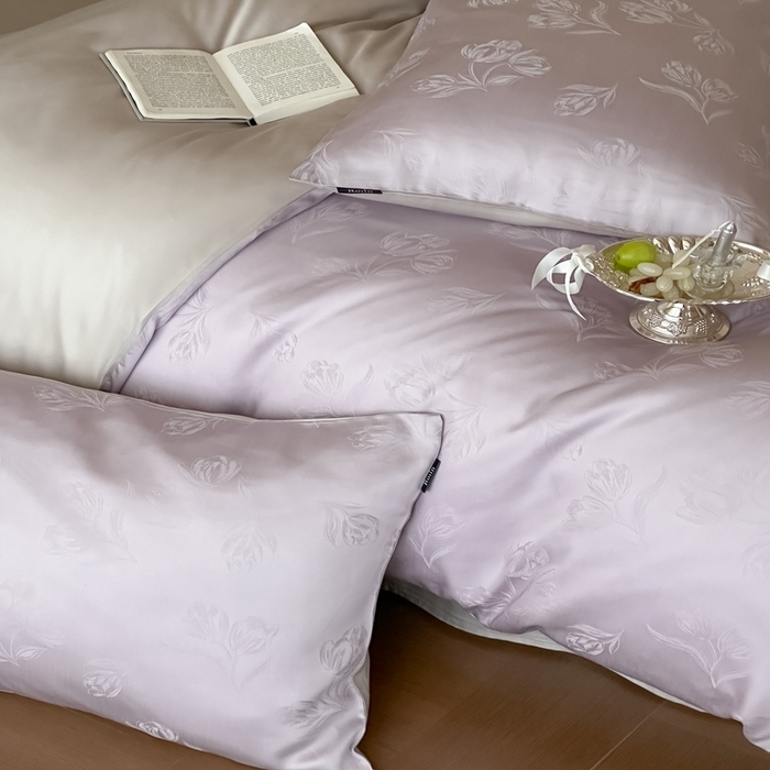 91家纺网 家纺一手货源 找家纺 （总）玉宇阁家居 2025新款60S兰精天丝大提花四件套