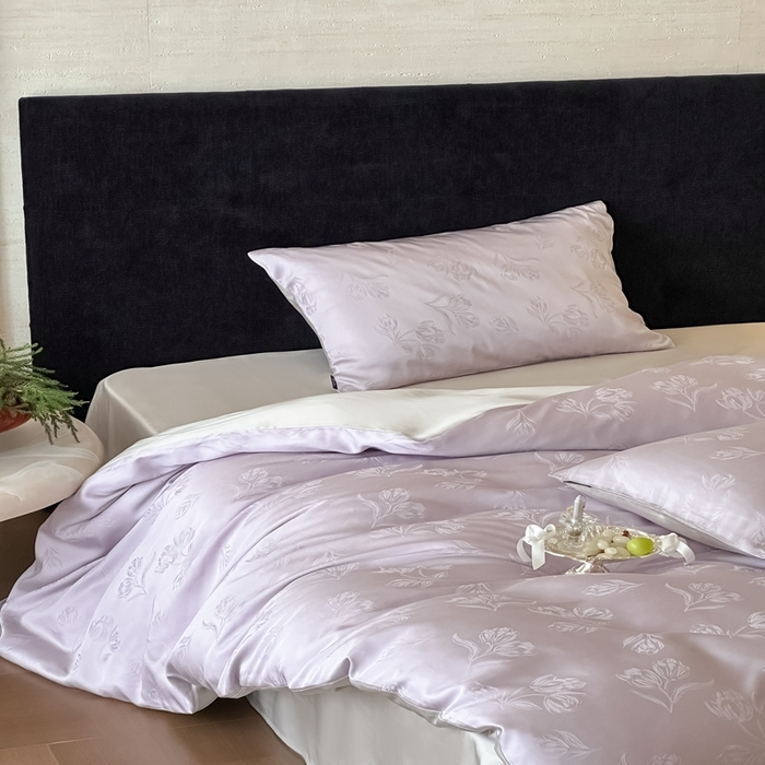 91家纺网 家纺一手货源 找家纺 （总）玉宇阁家居 2025新款60S兰精天丝大提花四件套