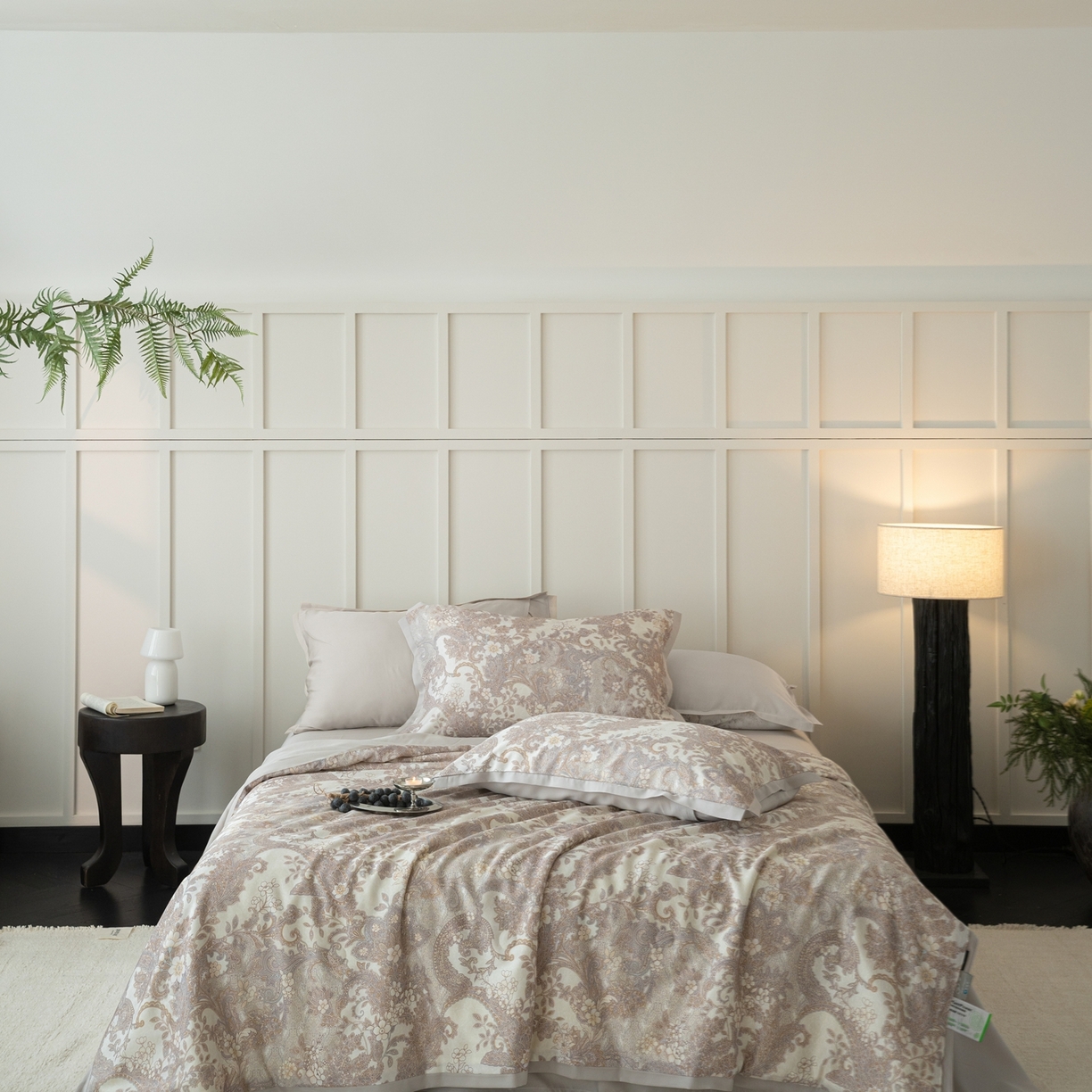 91家纺网 家纺一手货源 找家纺 黛舒家居 2026年春夏款50S天丝夏被四件套 梵洛特