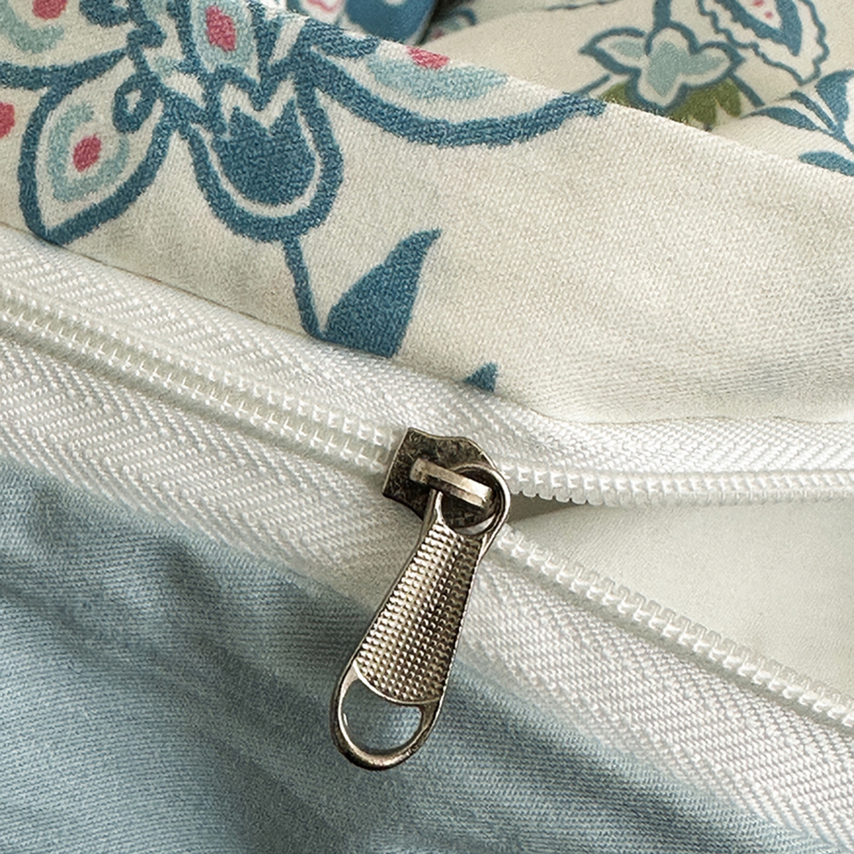 91家纺网 家纺一手货源 找家纺 眷恋家纺 2026新款全棉春夏铂金棉13376数码印花四件套 清醉-兰