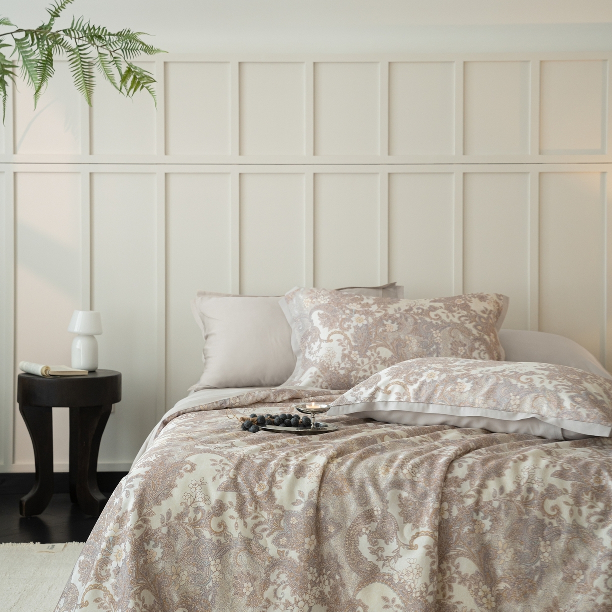 91家纺网 家纺一手货源 找家纺 黛舒家居 2026年春夏款50S天丝夏被四件套 梵洛特