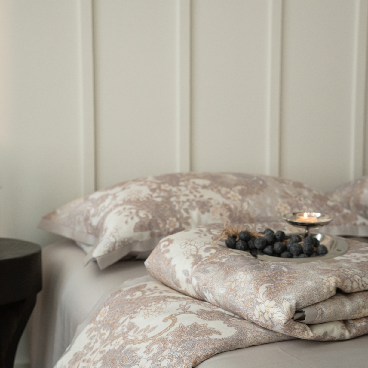 91家纺网 家纺一手货源 找家纺 黛舒家居 2026年春夏款50S天丝夏被四件套 梵洛特