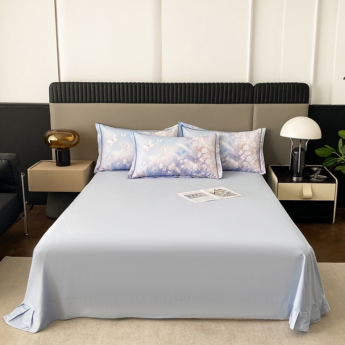 91家纺网 家纺一手货源 找家纺 眷恋家纺 2026新款全棉春夏铂金棉13376数码印花四件套 秋天童话-兰