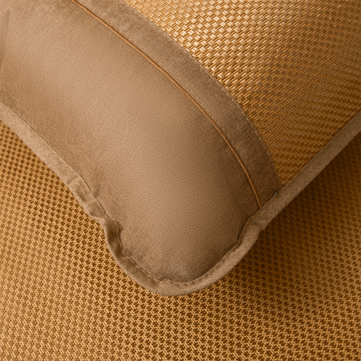 91家纺网 家纺一手货源 找家纺 绒艺席业 2026新款A类双面冰藤学生凉席-光板 光板咖