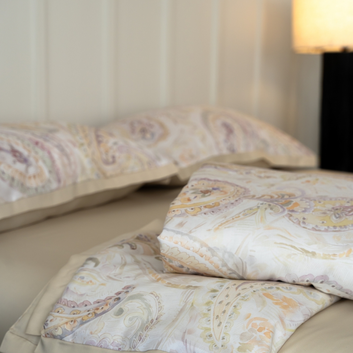 91家纺网 家纺一手货源 找家纺 黛舒家居 2026年春夏款50S天丝夏被四件套 花枝棠