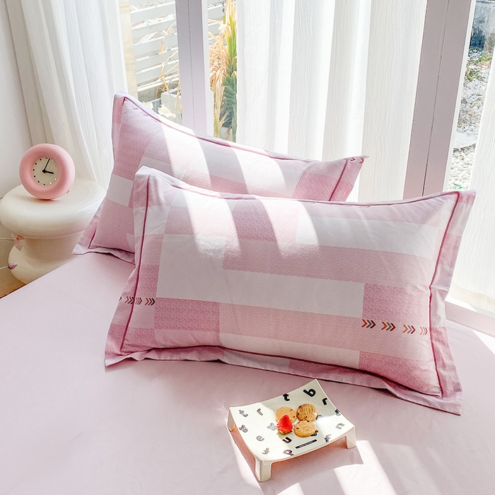 91家纺网 家纺一手货源 找家纺 眷恋家纺 2026新款全棉春夏铂金棉13376数码印花四件套 特洛伊-粉