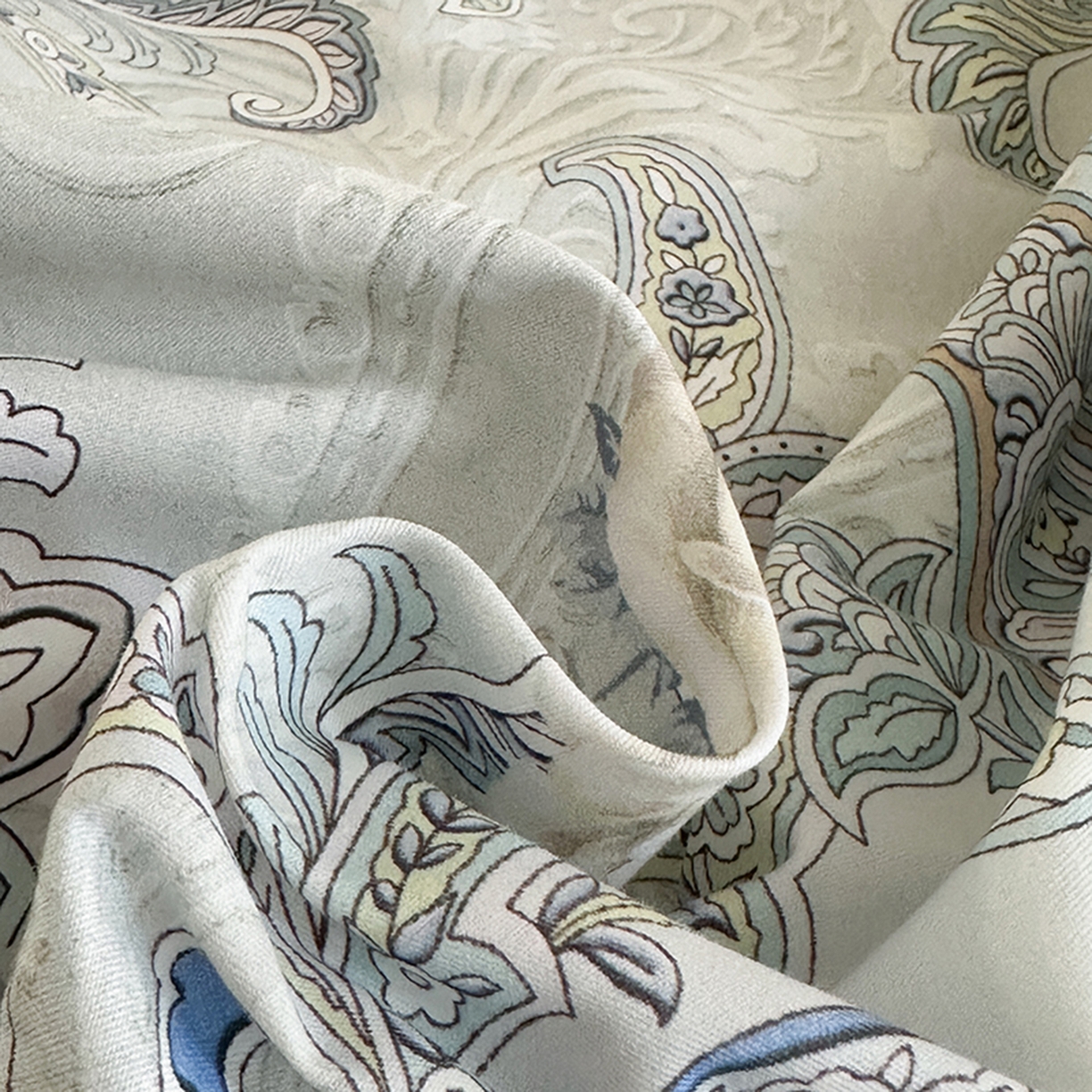 91家纺网 家纺一手货源 找家纺 眷恋家纺 2026新款全棉春夏铂金棉13376数码印花四件套 维多利亚-兰