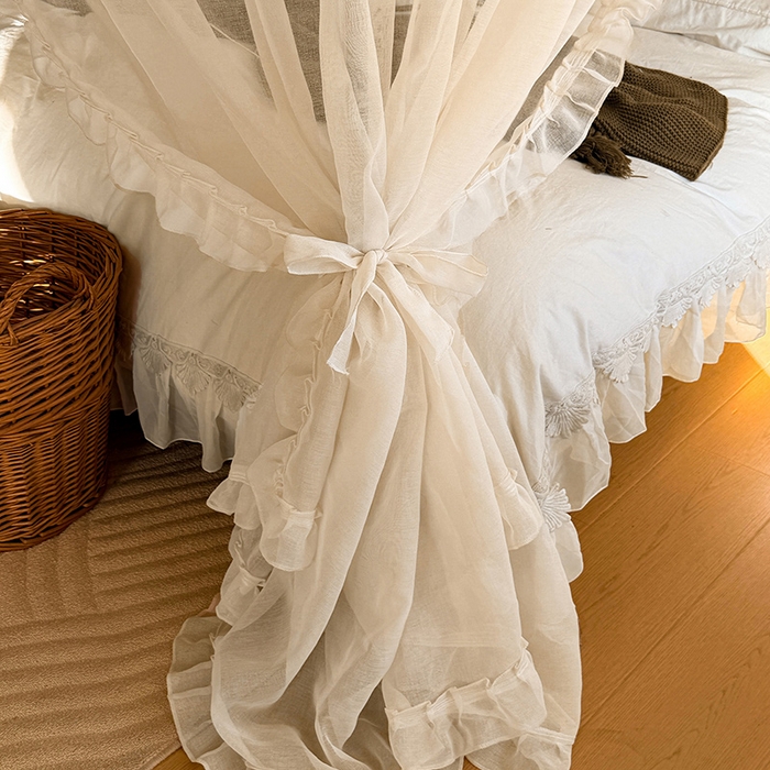 91家纺网 家纺一手货源 找家纺 （总）都市缘蚊帐 2026新款浪漫905多丽棉纱落地宫廷蚊帐