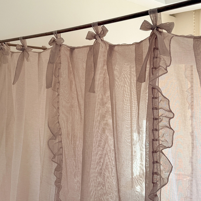 91家纺网 家纺一手货源 找家纺 都市缘蚊帐 2026新款浪漫905多丽棉纱落地宫廷蚊帐 摩卡