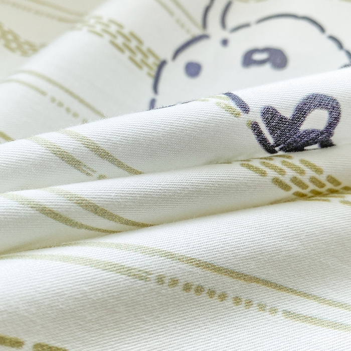 91家纺网 家纺一手货源 找家纺 眷恋家纺 2026新款全棉春夏铂金棉13376数码印花四件套 小奶盖-绿