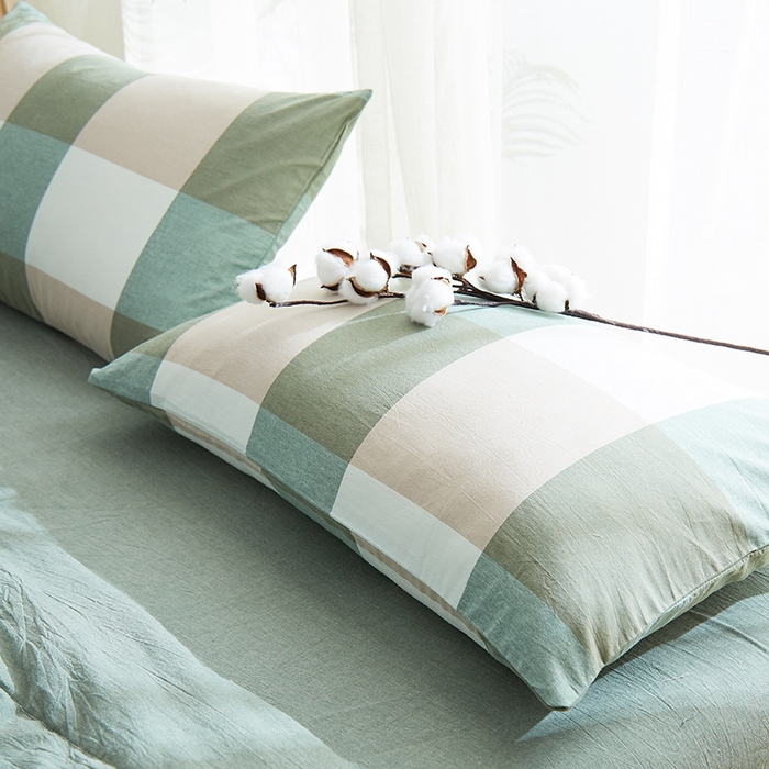 91家纺网 家纺一手货源 找家纺 格子铺 2026新款水洗棉格子系列棉花被夏被夏凉被空调被 浅草