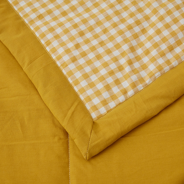 91家纺网 家纺一手货源 找家纺 格子铺 2026新款水洗棉格子系列棉花被夏被夏凉被空调被 桃生