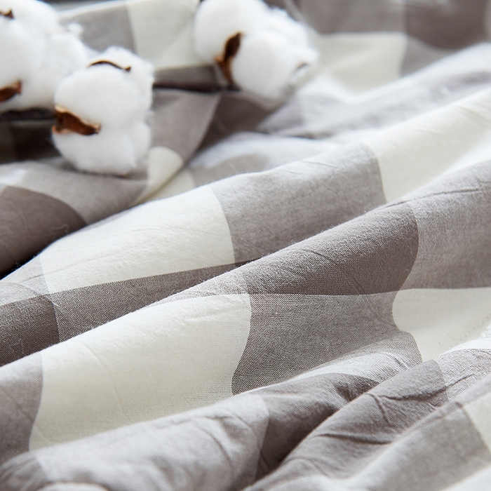 91家纺网 家纺一手货源 找家纺 格子铺 2026新款水洗棉格子系列棉花被夏被夏凉被空调被 福山