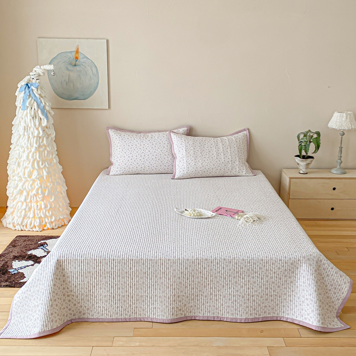 91家纺网 家纺一手货源 找家纺 （总）黛舒家居 2026年春夏款纱洗莫代尔夹棉单床单床单单件床单三件套