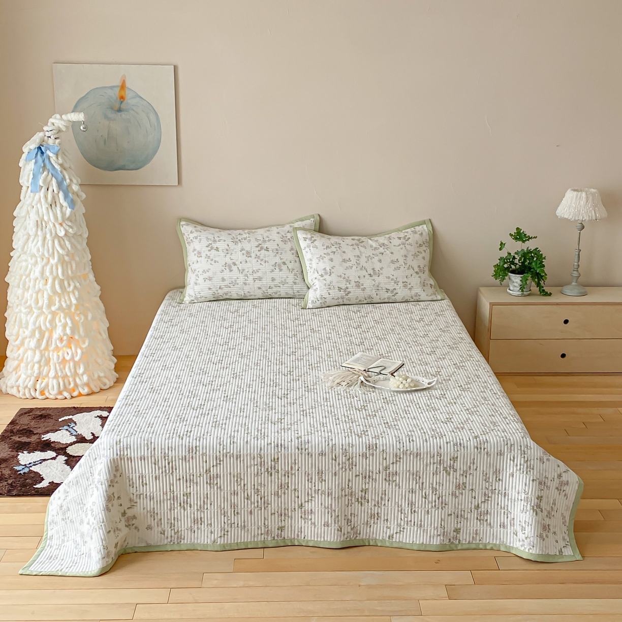 91家纺网 家纺一手货源 找家纺 （总）黛舒家居 2026年春夏款纱洗莫代尔夹棉单床单床单单件床单三件套