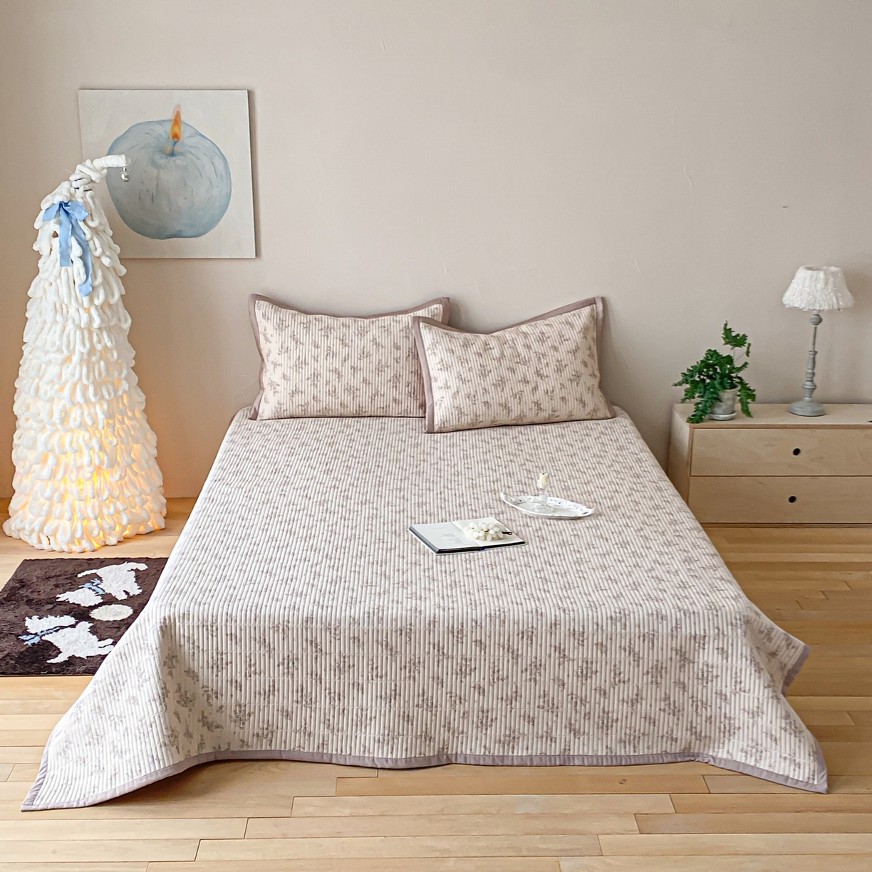 91家纺网 家纺一手货源 找家纺 （总）黛舒家居 2026年春夏款纱洗莫代尔夹棉单床单床单单件床单三件套