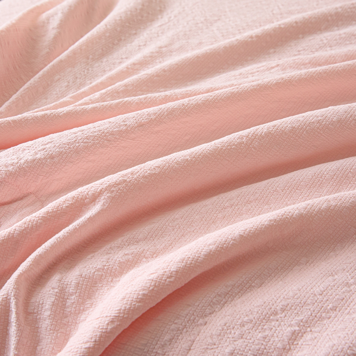 91家纺网 家纺一手货源 找家纺 利欧 2026新款A类提花泡泡棉花夏被夏凉被空调被 泡泡粉