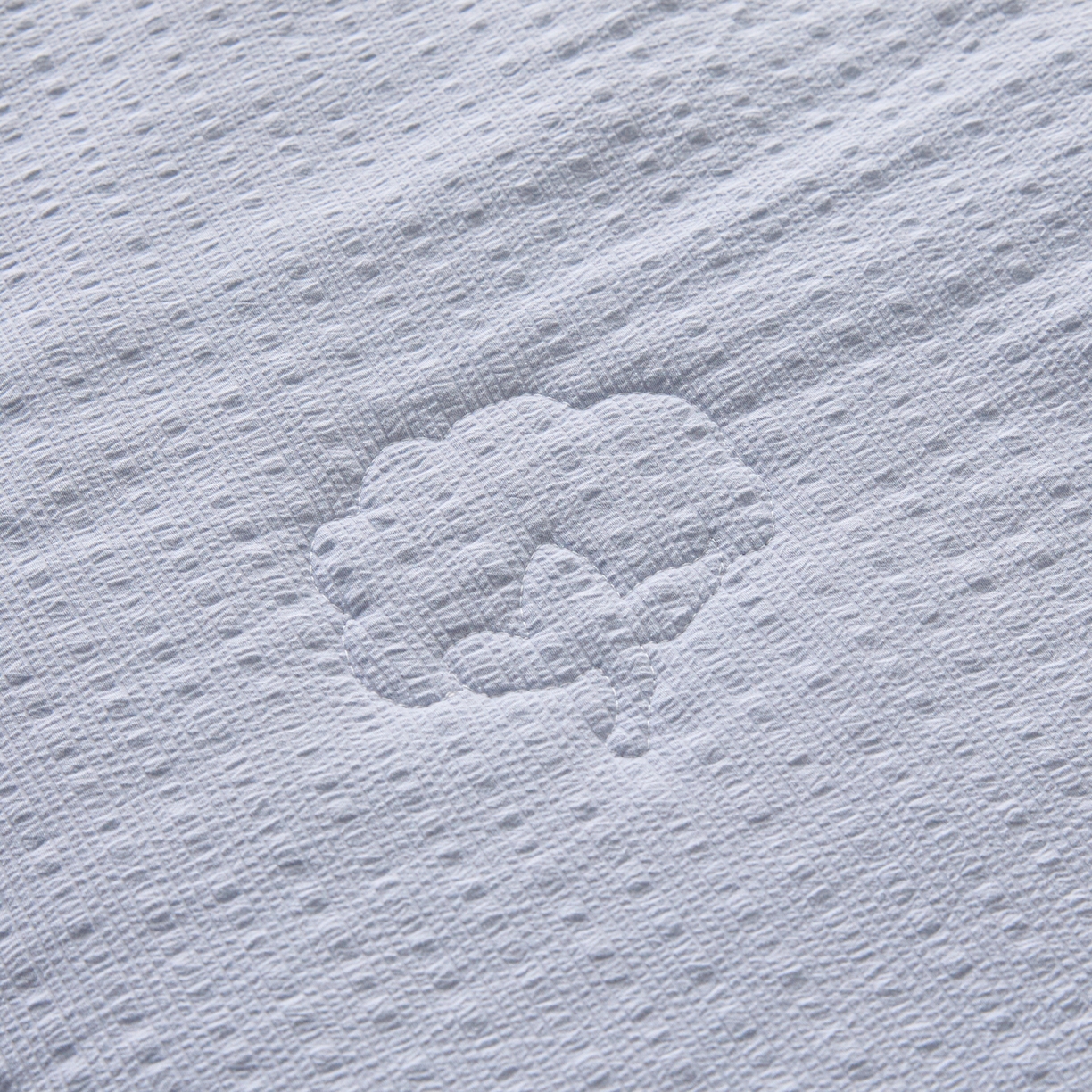 91家纺网 家纺一手货源 找家纺 利欧 2026新款A类提花泡泡棉花夏被夏凉被空调被 泡泡蓝