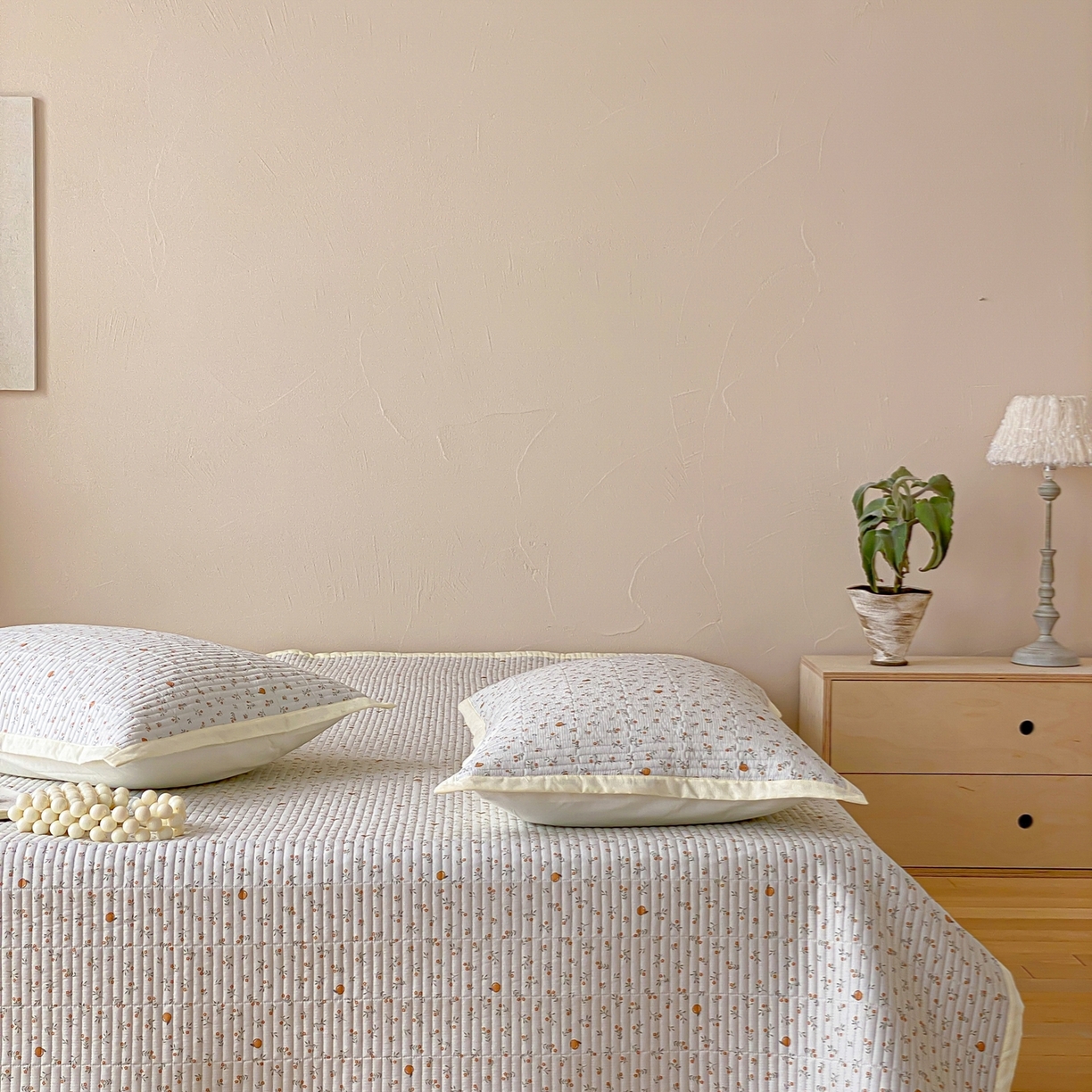 91家纺网 家纺一手货源 找家纺 黛舒家居 2026年春夏款纱洗莫代尔夹棉单床单床单单件床单三件套 鲜橙漫夏