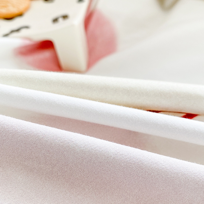 91家纺网 家纺一手货源 找家纺 眷恋家纺 2026新款全棉春夏铂金棉13376数码印花四件套 钟意你-粉